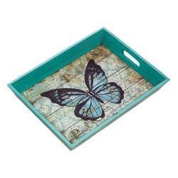 Blue Butterfly Serving Tray - 10018168
