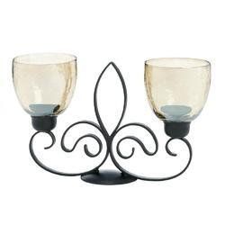 Fleur De Lis Dual Candle Holder - 10017899