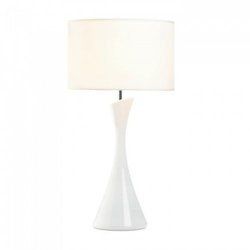 Sleek Modern White Table Lamp - 10018022