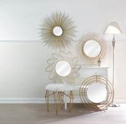 Modern Gold Wall Mirror - 10018523