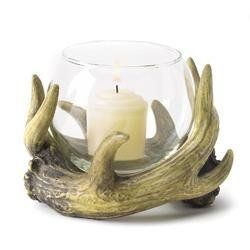 Rustic Antler Candle Holder - 38444