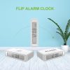 FLIP ALARM CLOCK digital clocks   - White