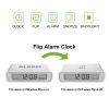FLIP ALARM CLOCK digital clocks   - White
