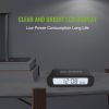 FLIP ALARM CLOCK digital clocks   - Black
