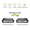 FLIP ALARM CLOCK digital clocks   - Black