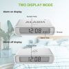 FLIP ALARM CLOCK digital clocks   - White
